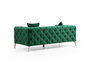 Atelier Del Sofa Como - Sofá de 2 plazas Verde